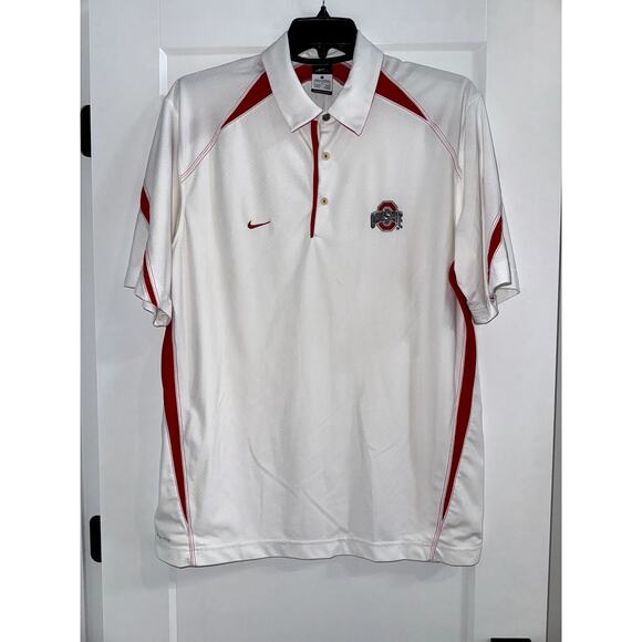 Ohio State Buckeyes Nike Dri-Fit Golf Polo Men’s Large - Picture 1 of 9